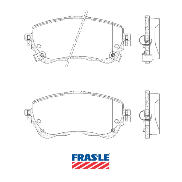 Juego de Pastillas de freno Delanteras Toyota Corolla 2024 - 2024