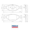 Juego de Pastillas de freno Delanteras Fiat Palio 1.4 2007 - 2009-2