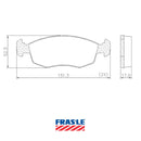 Juego de Pastillas de freno Delanteras Fiat Argo 1.3 2018 - 2022