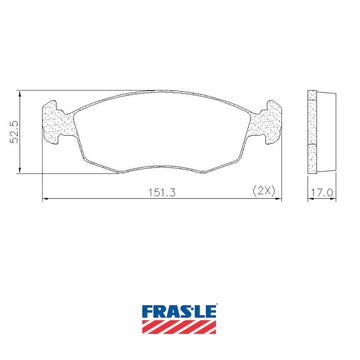 Juego de Pastillas de freno Delanteras Fiat Argo 1.3 2018 - 2022