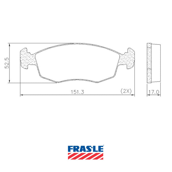 Juego de Pastillas de freno Delanteras Fiat Pulse 1.3 2022 - 2022