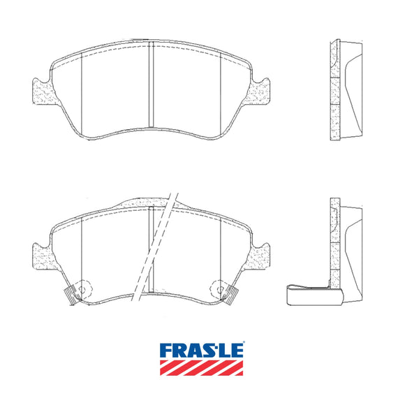 Juego de Pastillas de freno Delanteras Toyota Auris 2007 - 2013