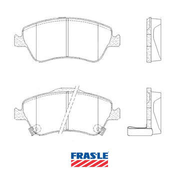 Juego de Pastillas de freno Delanteras Toyota Corolla 1.8 2008 - 2011