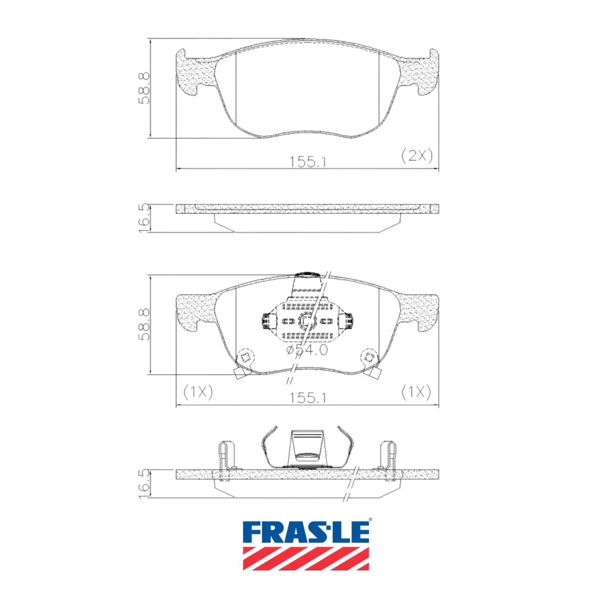 Pastillas de freno Delanteras Honda HrV 2020 - 2023 - 0