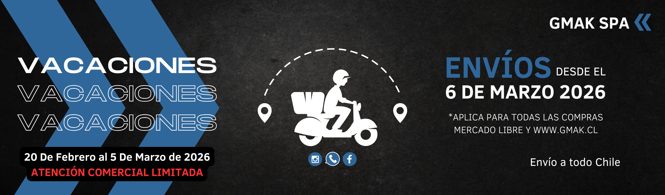 Vacaciones web 2026 gmak