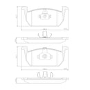 Juego de Pastillas de freno Delanteras Volkswagen T-Cross 2019 - 2022-1
