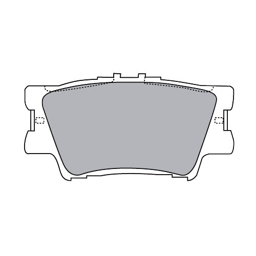 foto de Pastillas de freno Traseras Toyota Camry 2007 - 2014