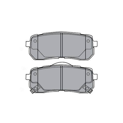 foto de Pastillas de freno Traseras Kia Grand Carnival 2006 - 2020