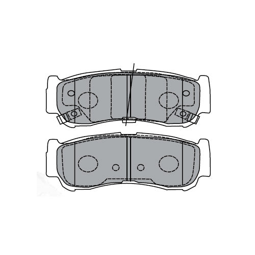 foto de Pastillas de freno Traseras Hyundai Santa fe 2007 - 2009