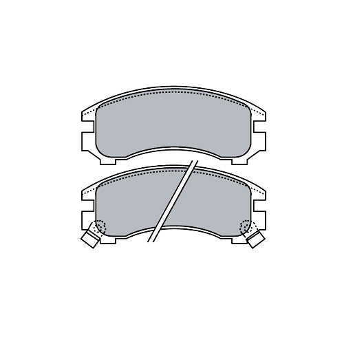 foto de Pastillas de freno Delanteras Suzuki Swift 1.6 1989 - 1996