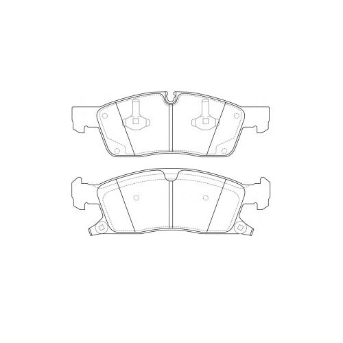 foto de Pastillas de freno Delanteras Jeep Grand Cherokee 3.0 2011 - 2019