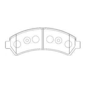 foto de Pastillas de freno Delanteras Chevrolet Blazer 1999 - 2003