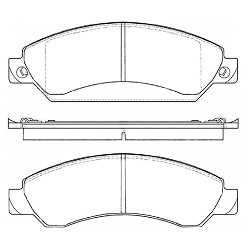 foto de Pastillas de freno Delanteras Chevrolet Silverado 1500 2005 - 2007