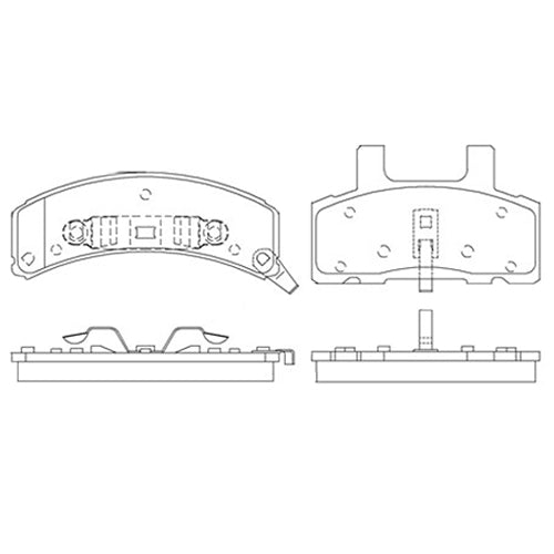 foto de Pastillas de freno Delanteras Chevrolet Silverado 1988 - 1992