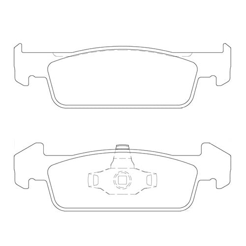 Pastillas de freno Delanteras Renault Symbol 2014 - 2021 - 0